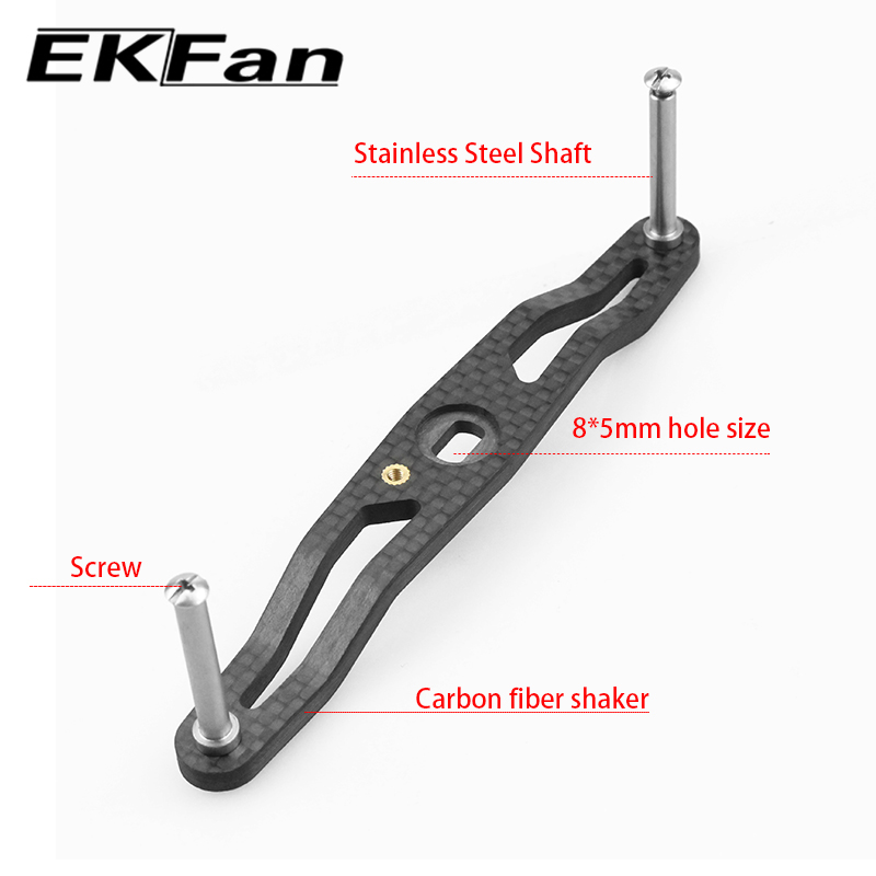 EKFan Manivela de carbono para - Spincast Reel reseña y precio